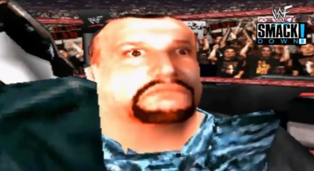 90sWWE's tweet image. Bubba Ray Dudley in SmackDown 2 had seen some things