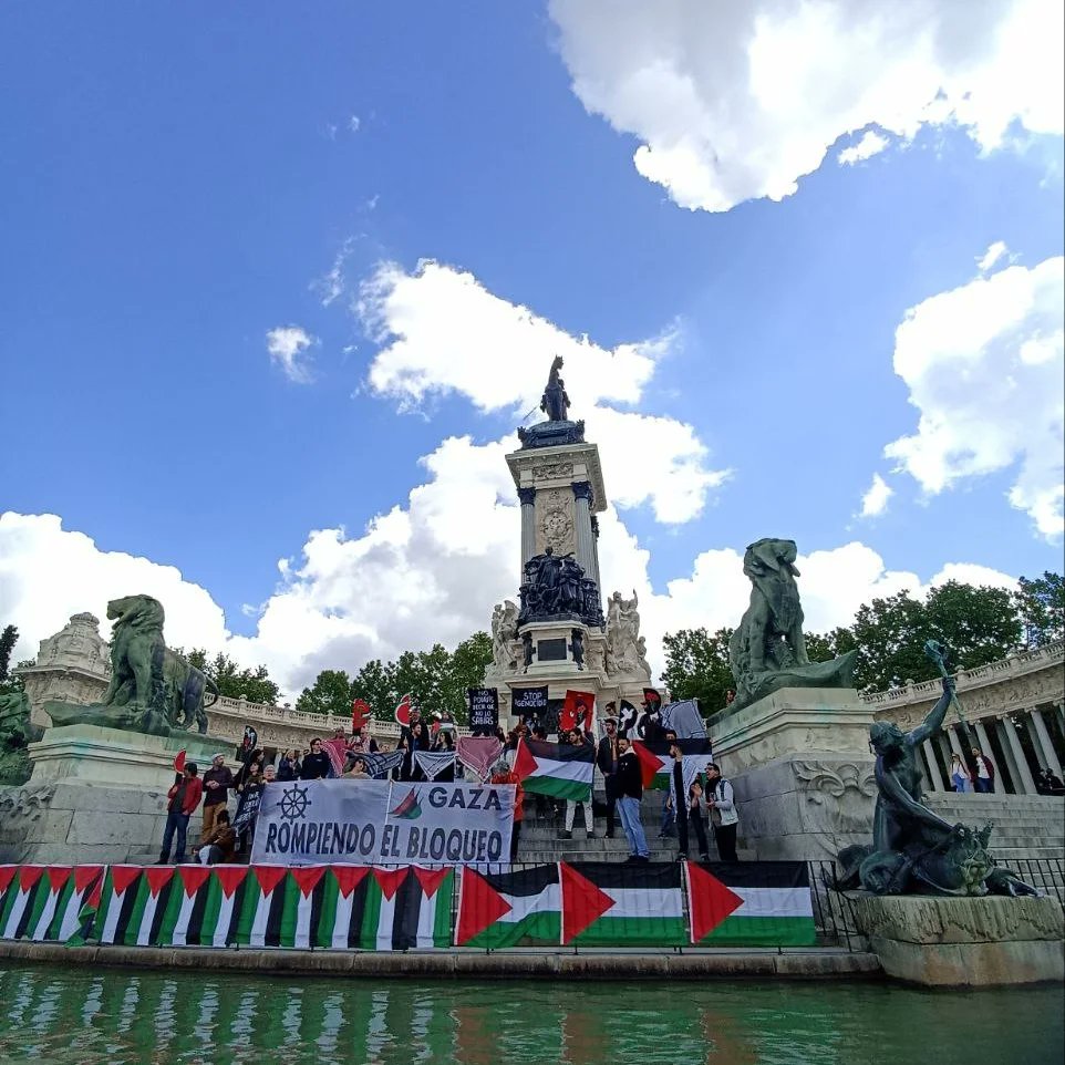 📍 Madrid in solidarity with Gaza