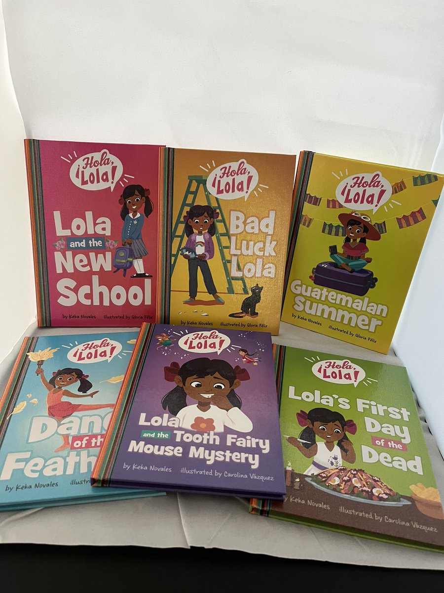 Looking for a fun book series for children? ¡Hola, Lola! The Series @capstonepub Readers will delight in meeting Lola, her family, and her friends in this charming chapter book from the Hola Lola series, focused on family, heritage, and cultural exploration #bookseries #family