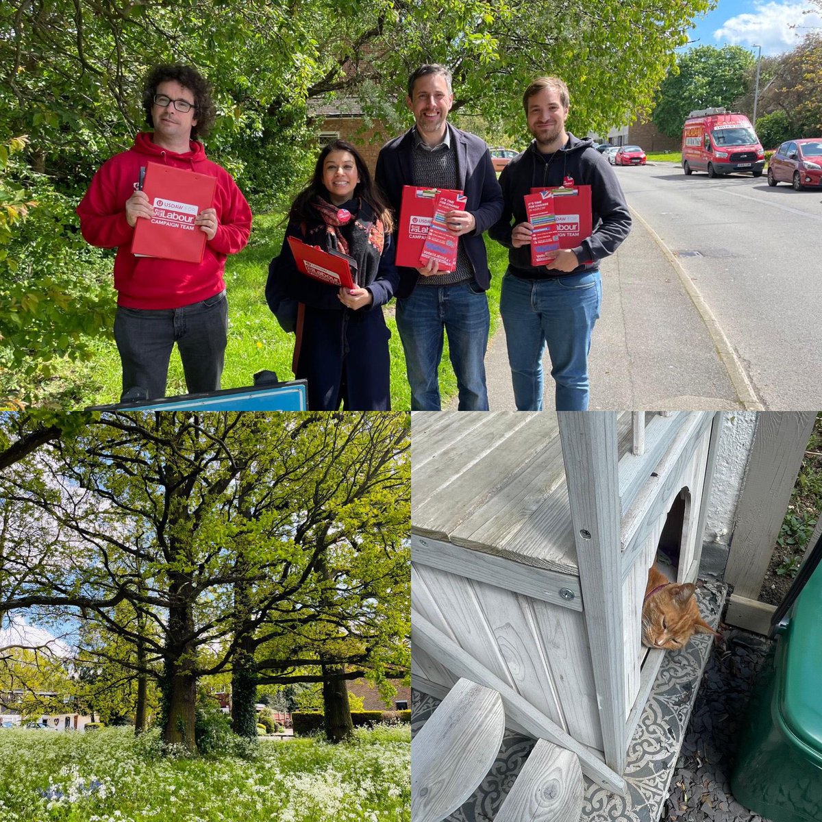 I had a great time in the sunshine in Harlow today with @ChrisJVince and @HarlowLabour. Lots of big smiles and positive energy in the run up to locals on #2ndMay! The people of Harlow are excited for change and know that @UKLabour will deliver on their priorities!