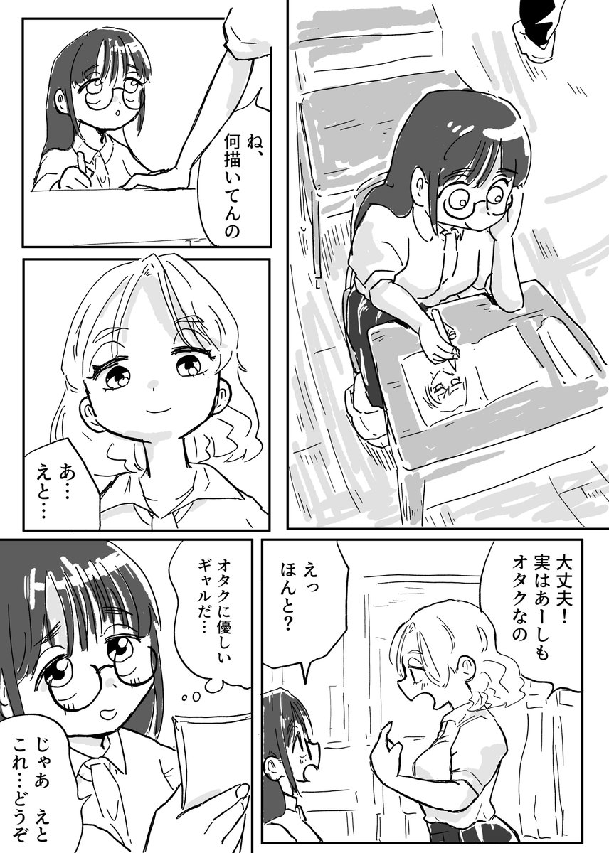 オタクに優しいギャル(※オリジナル) #創作百合