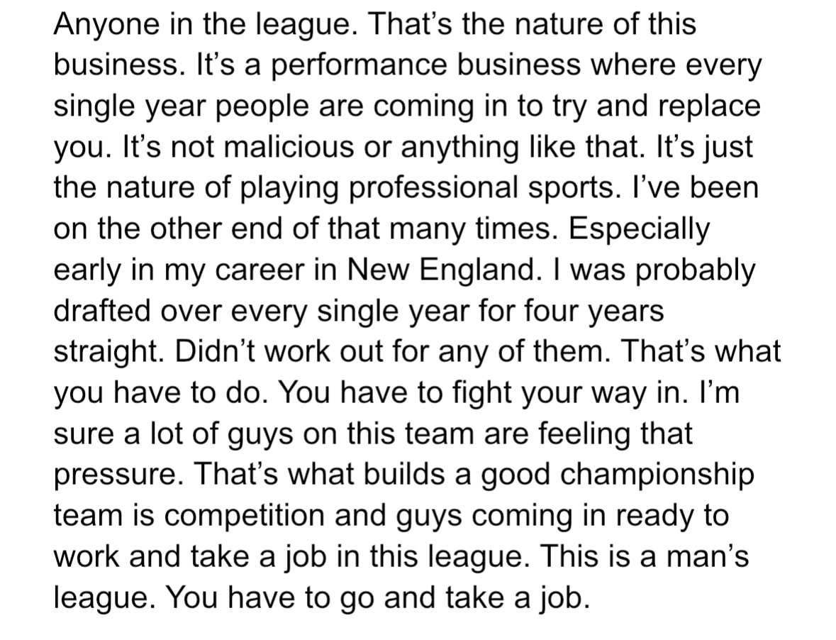 #Bengals C Ted Karras admits there was "anxiety" watching the draft, entering the last year of his contract. Joked he's "obsessed" with it.

Had it on the TV while out to eat with Amarius Mims &amp; Orlando Brown Friday night. 

"Once you get through the third round is when your