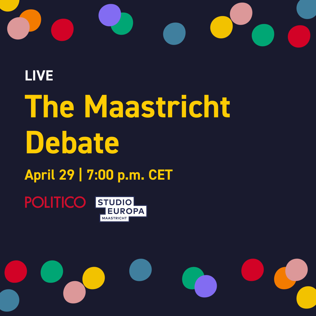 At tonight's #MaastrichtDebate, EU Commission chief Ursula von der Leyen will debate seven other candidates who want her job. Our reporters will be providing live commentary on every lofty promise and low blow. Join the fun from 7pm CET: politico.eu/article/europe… FAQs 🧵👇