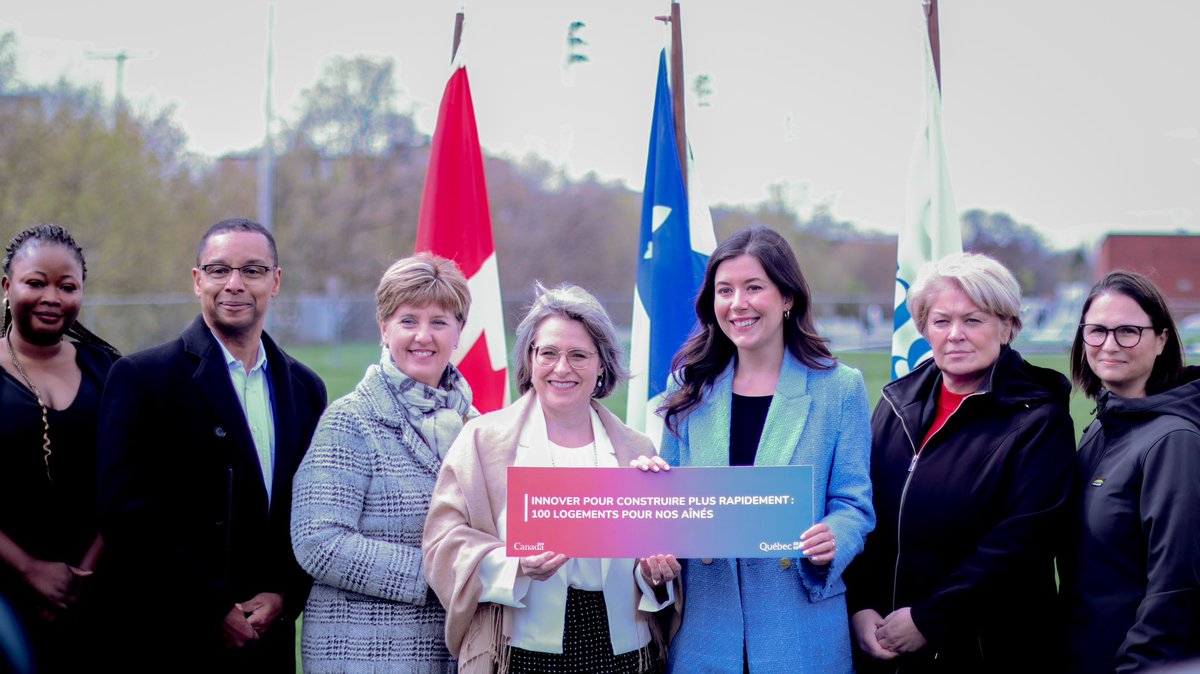 Très heureux de cette annonce ce matin avec @CathFournierQc, @mclaudebibeau et @SherryRomanado de 100 nouveaux logements abordables pour aînés dans mon comté de Taillon 🏠 Merci à @FEDuranceauCAQ et Mission Unitaînés qui n’ont pas peur de sortir des sentiers battus pour…