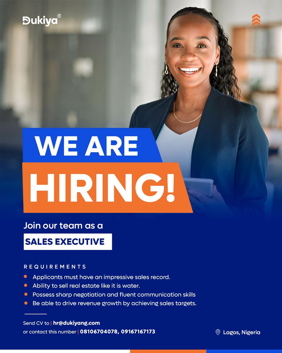 We are Hiring! Applications are now open for the role of a Sales Executive within our organization. Applicants should kindly check out the details on the flyer above for the requirements that come with the role. Resumes should be forwarded to hr@dukiyang.com