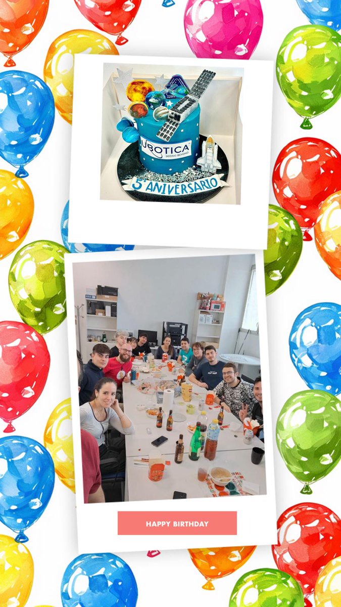 🎉Today the #Ubotica Spanish team are celebrating their 5th anniversary.🎈

#TeamWork #GreatTeam #Space #SpaceCareers #AiInSpace #SpaceAI