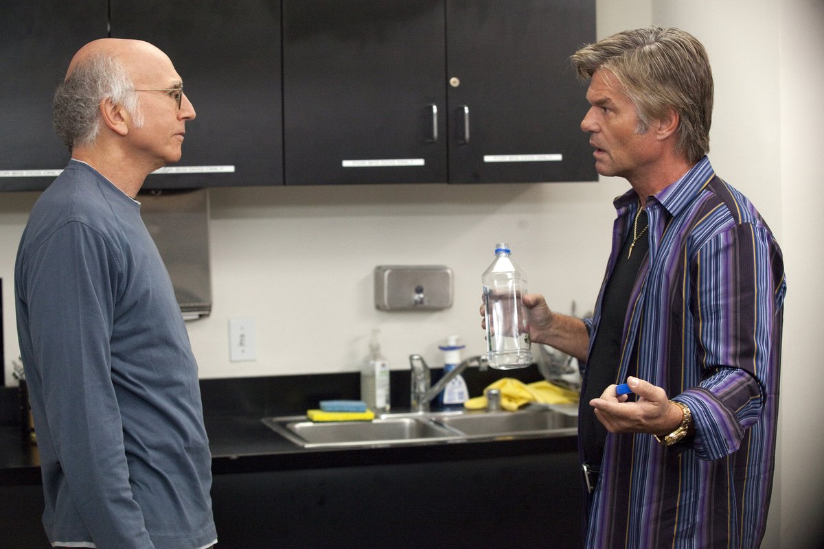 How awesome would it have been if the entire final episode of Curb Your Enthusiasm was all about the dramatic return of Harry Hamlin as “Dog”?