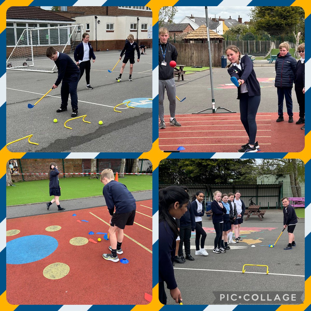 A brilliant session on chipping today, courtesy of @MrScottOLOL. The skill development was superb. @ololprimary_HT @Olol_sport #MakeADifference