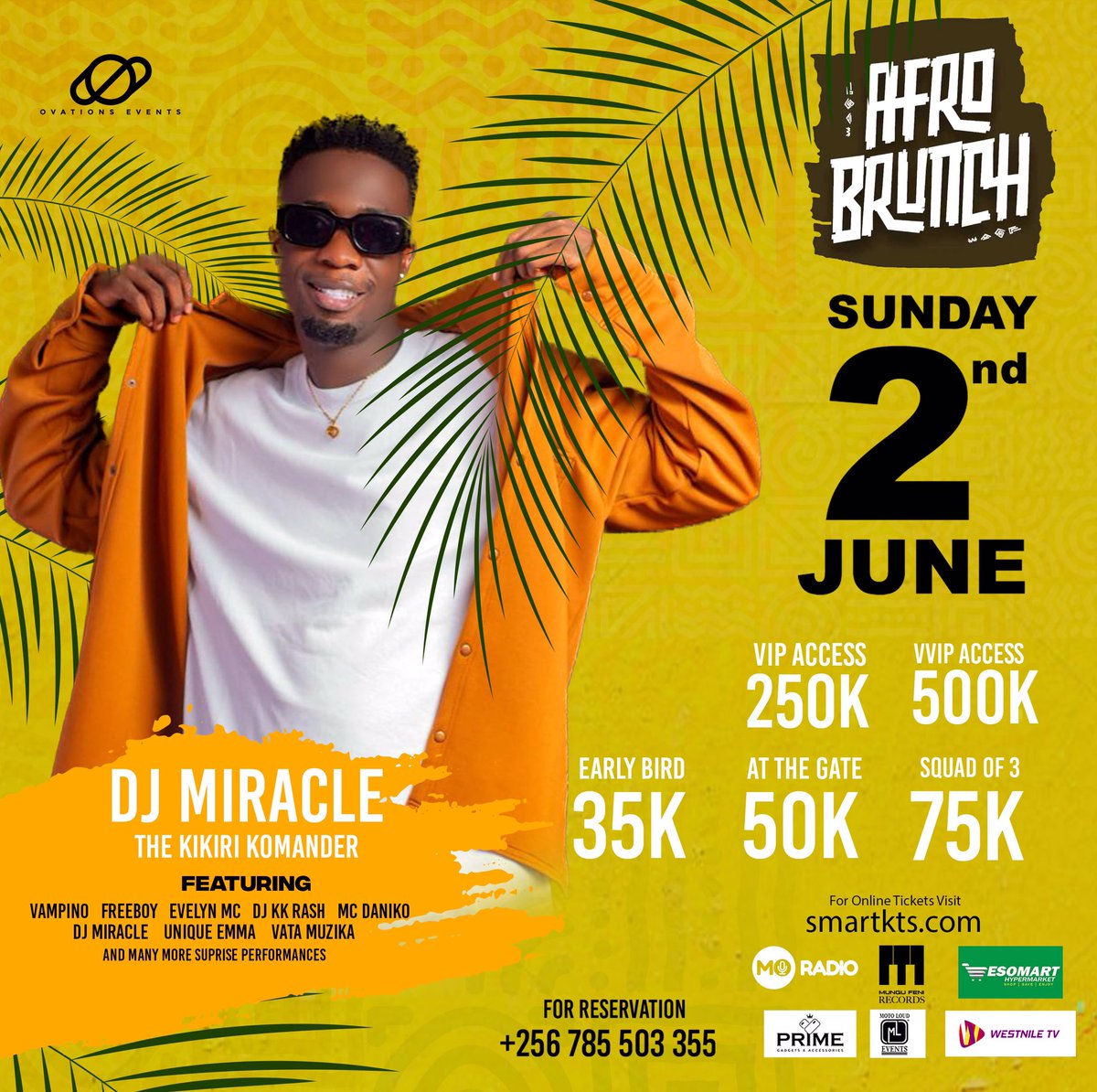 FROM THE BIG TALENT FAMILY TO ARUA ON THE 2nd OF JUNE. ON THE AFRO BRUNCH STAGE. 🔥🔥🔥🔥🔥🔥 Come one come all for this vibe. #afrobruncharua