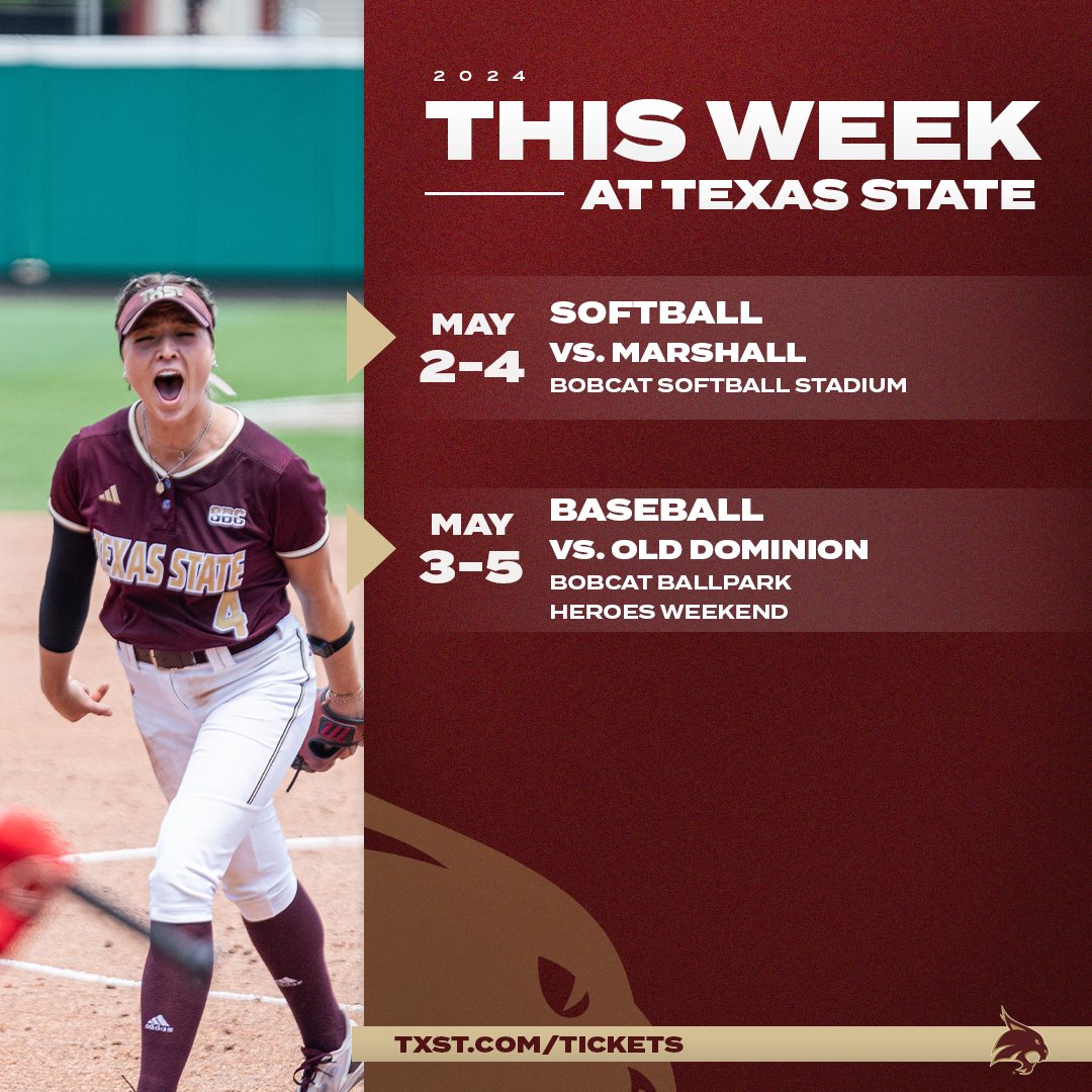 This week at home🏠 txst.com/tickets