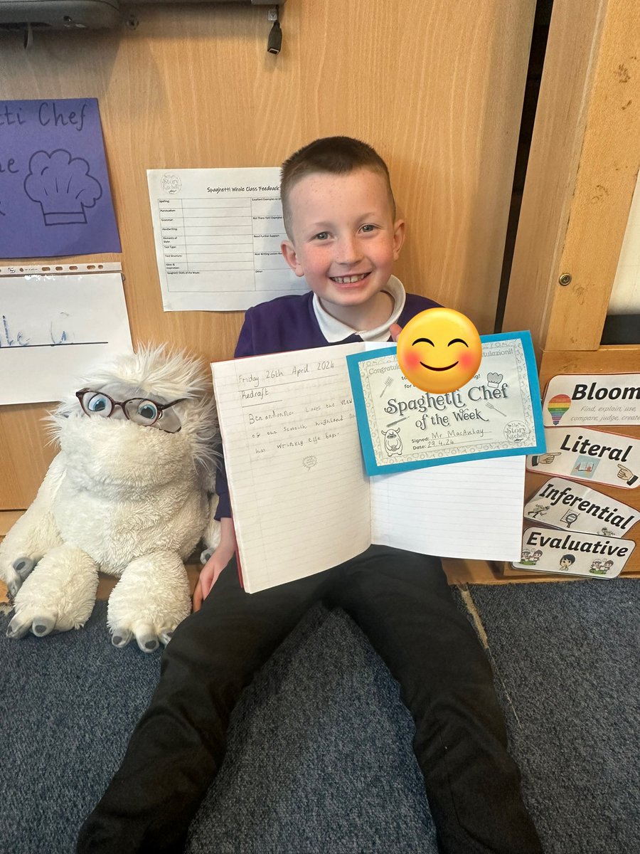 Mr MacAulay (@mrmacaulay_) on Twitter photo Well done to the P3a Spaghetti Chef of the week for using interesting adjectives to describe a character. <a href="/StMonicaMilton/">🌈StMonicasMilton🌈</a> Well done to the P3a Spaghetti Chef of the week for using interesting adjectives to describe a character. <a href="/StMonicaMilton/">🌈StMonicasMilton🌈</a>