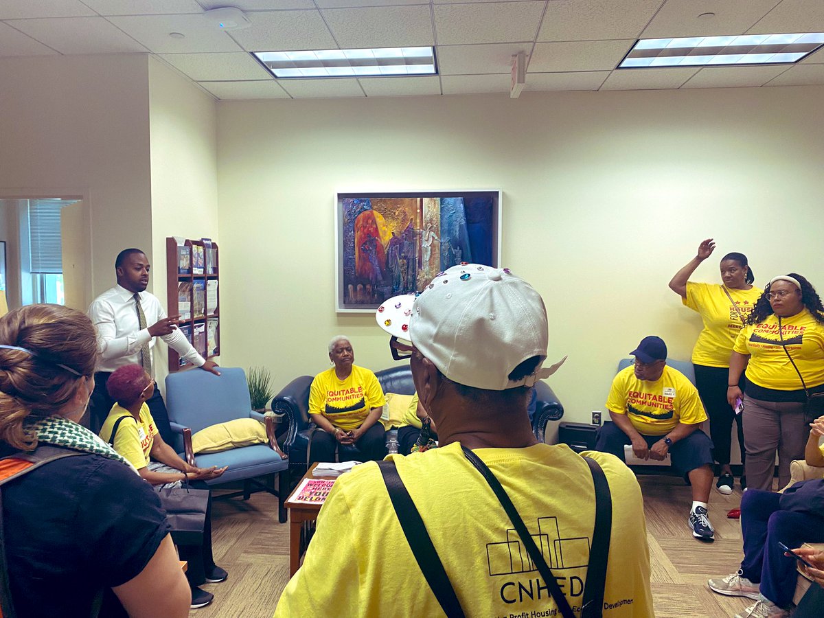 Meetings continue as Councilmember Parker meets with ward 5 to address questions and concerns. #CNHEDAdvocacyDay 💛 #AmplifyCommunityVoices 📣