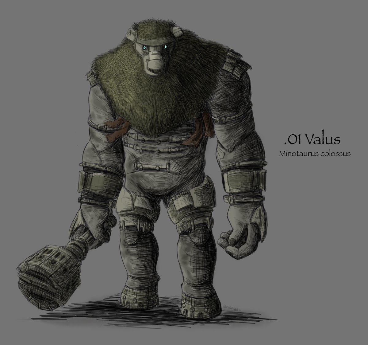 #digitalart #artistsontwitter #fanart #shadowofthecolossus