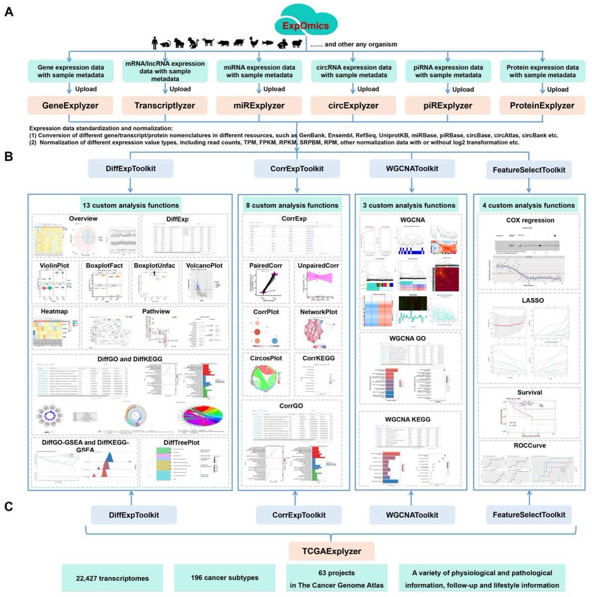 ExpOmics: a comprehensive web platform empowering biologists with robust multi-omics data analysis capabilities biorxiv.org/content/10.110…