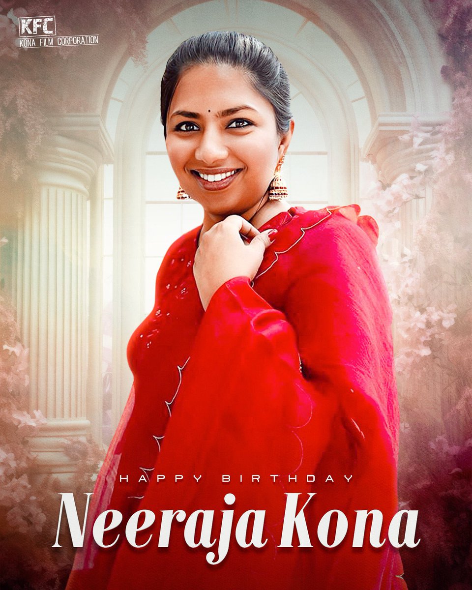 Happy happy birthday @NeerajaKona bangaram ❤️ My best wishes for ur dream Debut “తెలుసుకదా' 💕 It’s going to give you a fantastic start in TFI as a most sensible & tasteful director 🎥 Ur going to have a Rockkkkking year 🕺