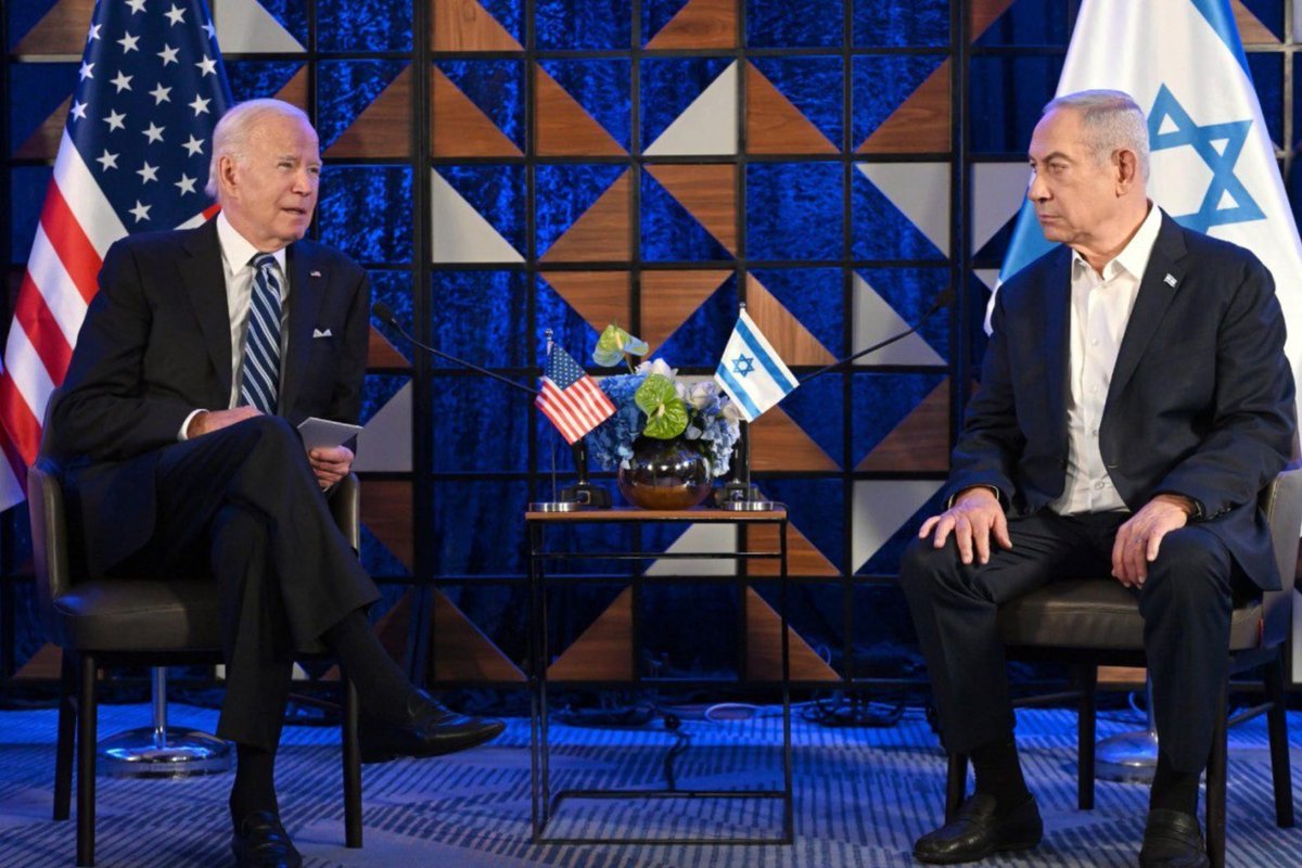 President Joe Biden spoke w/ Israeli PM Benjamin Netanyahu over the phone Sunday to discuss a potential hostage & cease-fire deal along w/ other demands, as the assault in Gaza continues. The WH said Biden inquired about the likelihood of a deal w/ Hamas to release the remaining…