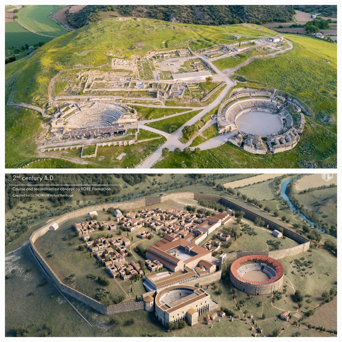 Reconstruction of the Roman City Segobriga, 2nd century AD, Spain

koreformacion.com/?fbclid=IwZXh0…