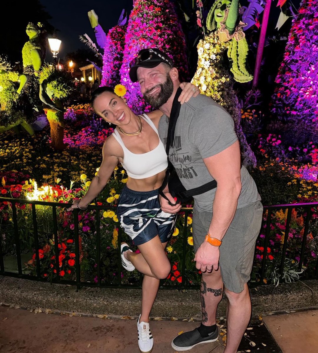 Chelsea Green and Matt Cardona at Disney World’s Epcot