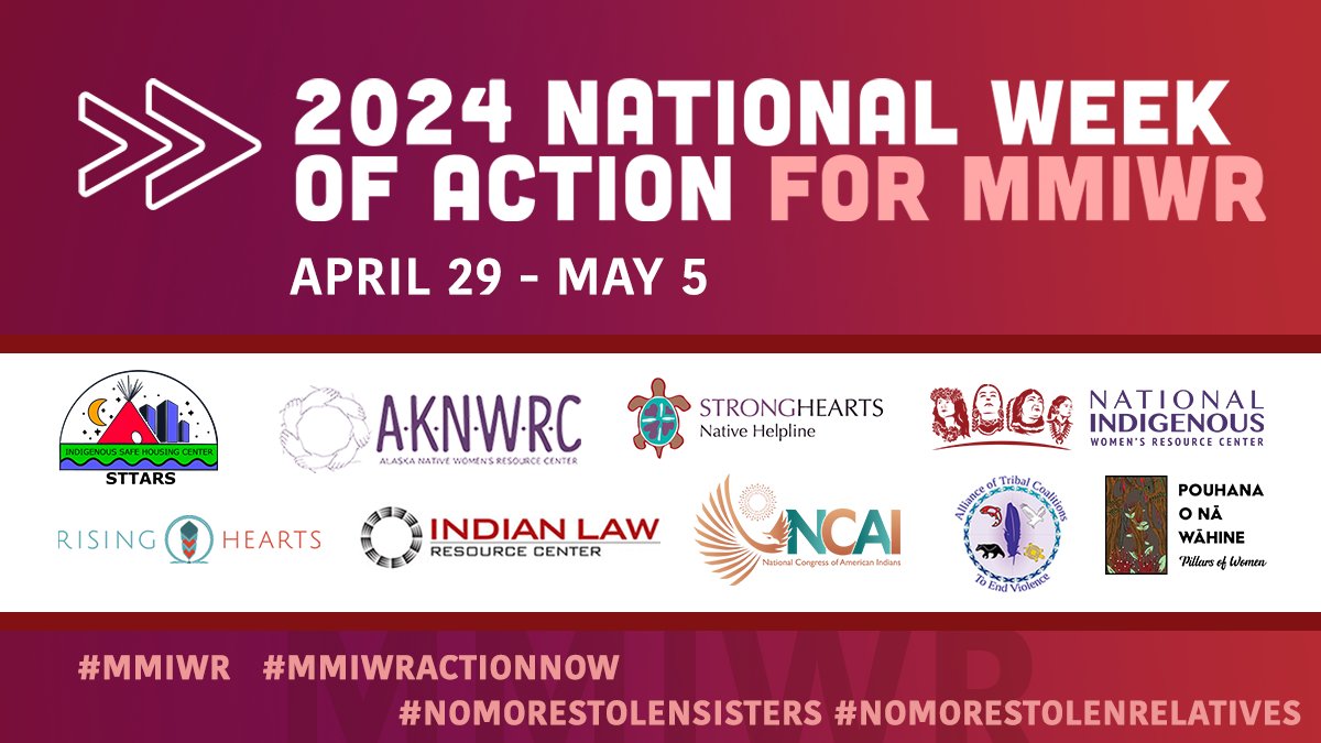 #DYK This week is National Week of Action for Missing & Murdered Native Women and Girls. The week concludes on Sunday, May 5 with National Day of Awareness for #MMIW. Learn more: niwrc.org/mmiwnatlweek23