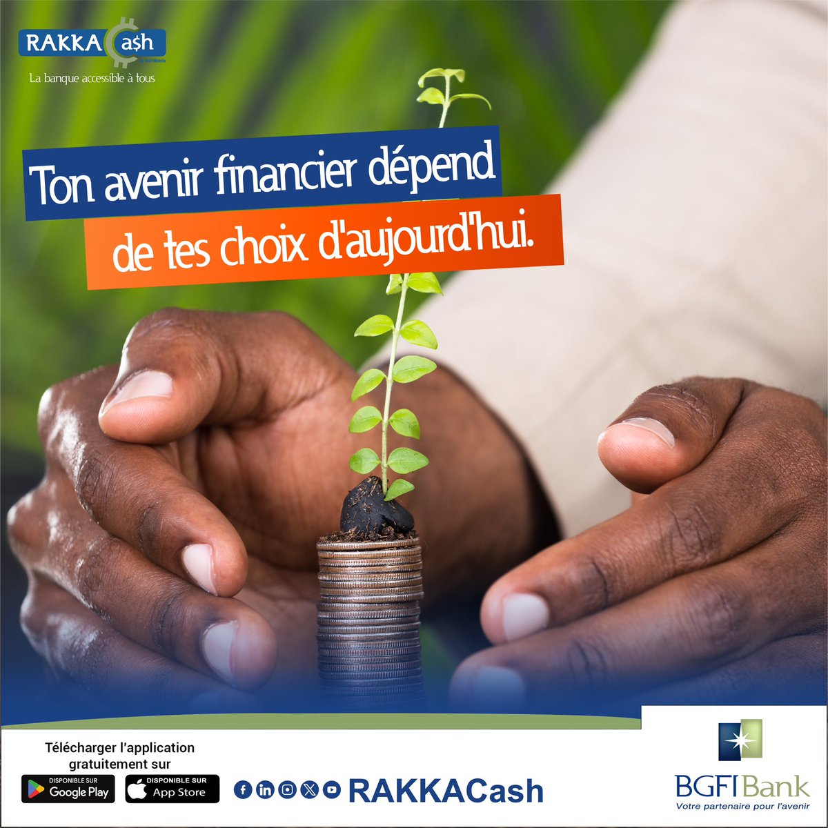 Ton avenir financier dépend de tes choix d'aujourd'hui⚡️ ! Prends les bonnes décisions maintenant !

#citation #Investissement #AvenirFinancier #RAKKACash #NéoBanque