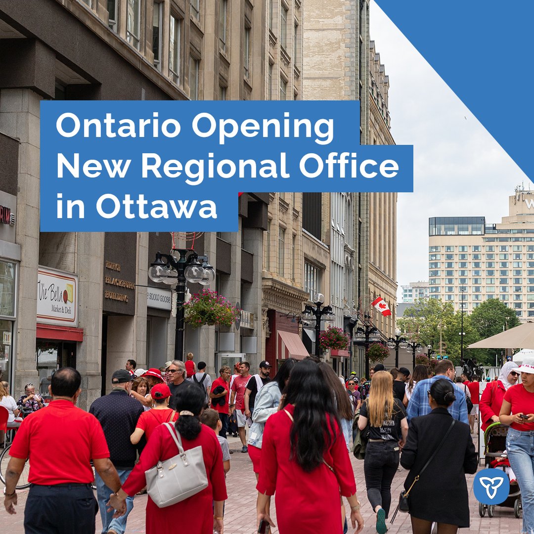 Building on our historic new deal, our government is opening a new regional office in Ottawa to help rebuild the region’s economy, advance shared priorities & ensure that Ottawa’s unique needs are addressed and supported. 🔗: news.ontario.ca/en/release/100… #onpoli #ontario #government