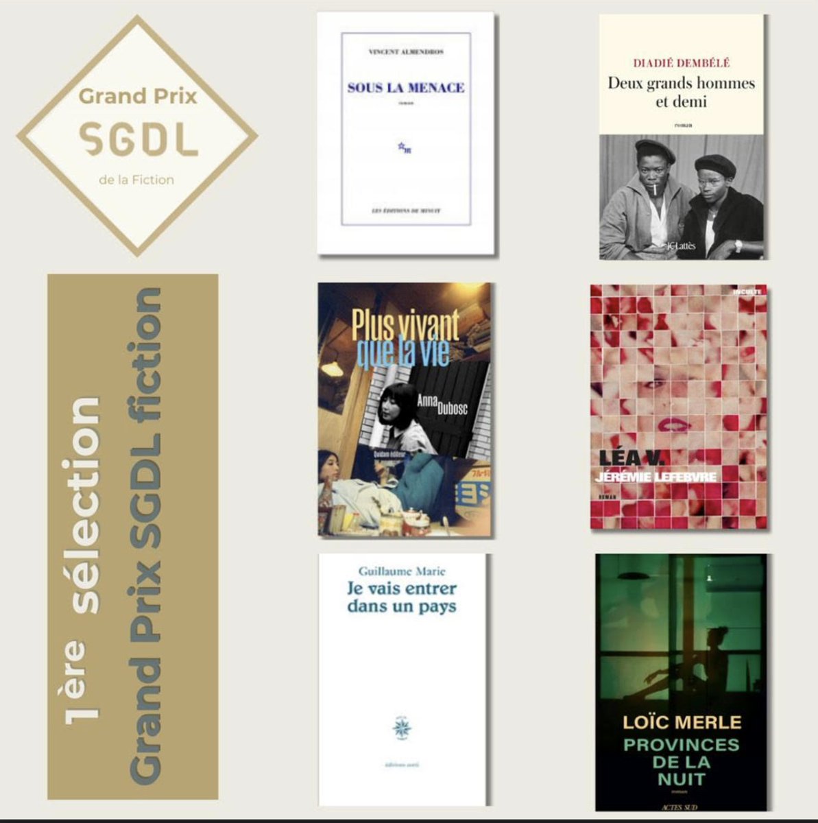 Le roman 'Léa V.' de Jérémie Lefebvre fait partie de la sélection pour le Grand prix SGDL, catégorie fiction. Il sera remis le 8 juin. N'attendez pas cette date pour le lire!