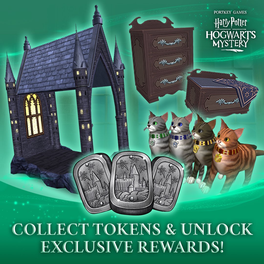 Don't forget to collect special Anniversary Seasonal Tokens to unlock exclusive new rewards for a limited time! bit.ly/Play-HPHM