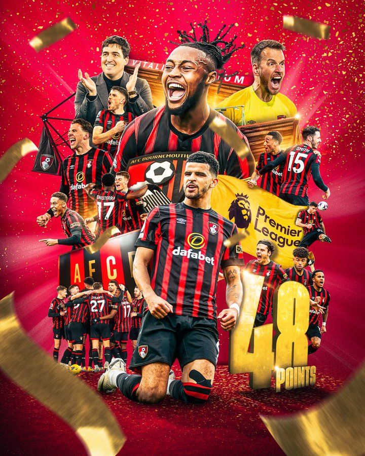 EBL2017's tweet photo. In the last 25 games played, Andoni Iraola's Bournemouth sit 5th in the Premier League table.

Below, in an in-depth analytical thread, I break down how Iraola's tactical acumen has seen 'The Cherries' accumulate their highest points tally EVER with 3 games to spare..

THREAD! 🚨