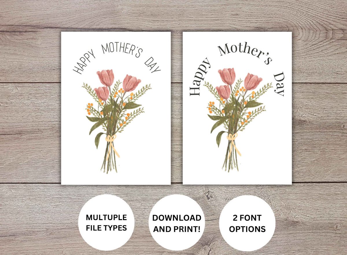 Spring floral Mother’s Day Card 💐 Shop now: pinkpixeldesignco.etsy.com/listing/172305… #smallbusines #mothersday #mothersdaycard #printablemothersdaycard #smallbusinessowner #smallbusinesssupport #etsy #etsyshop #etsyseller #etsyfinds