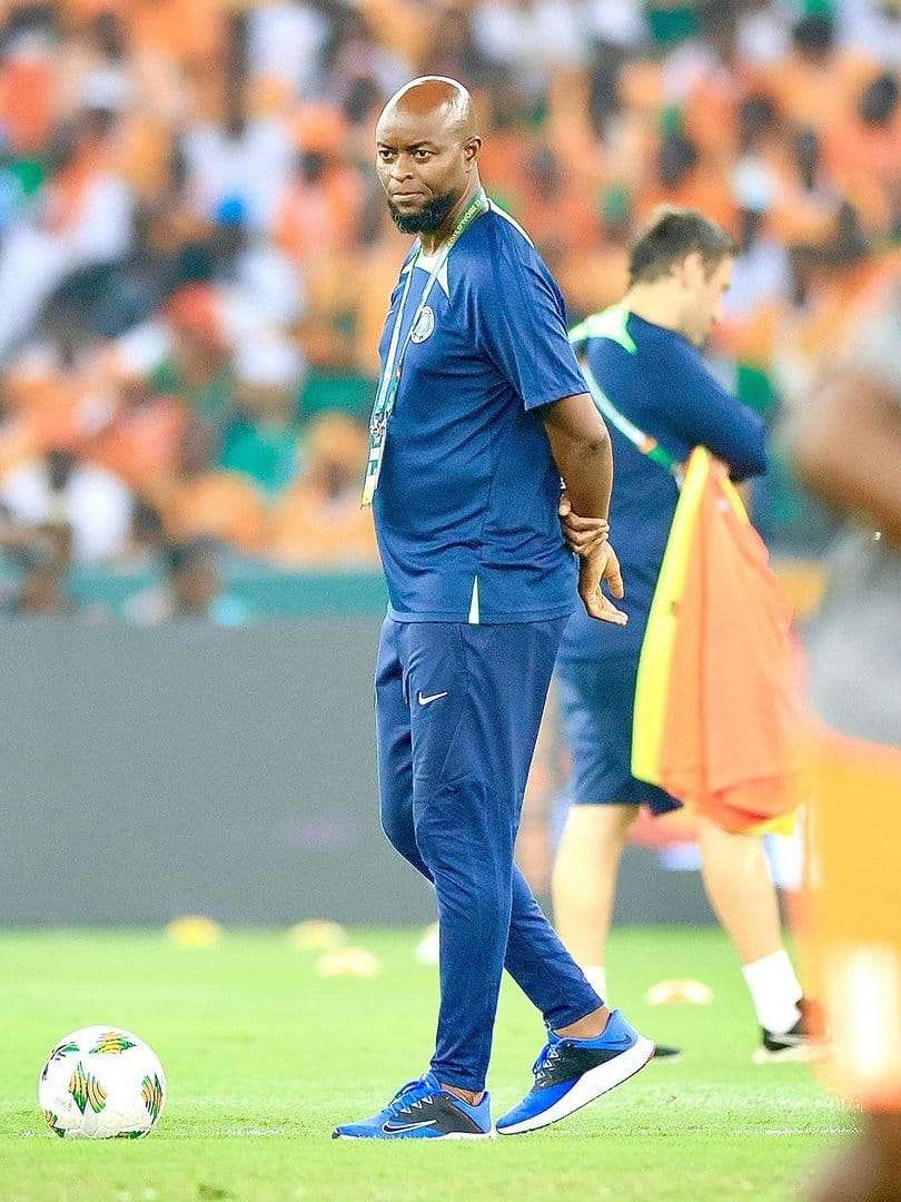 Behold the new Super Eagles coach, Finidi George. Two weeks ago, my source told me that Finidi George is the next coach of Super Eagles, and I believed it. One thing about having a trusted source is when you get the info, go and sleep. My source swallow sources 🤣🤣
