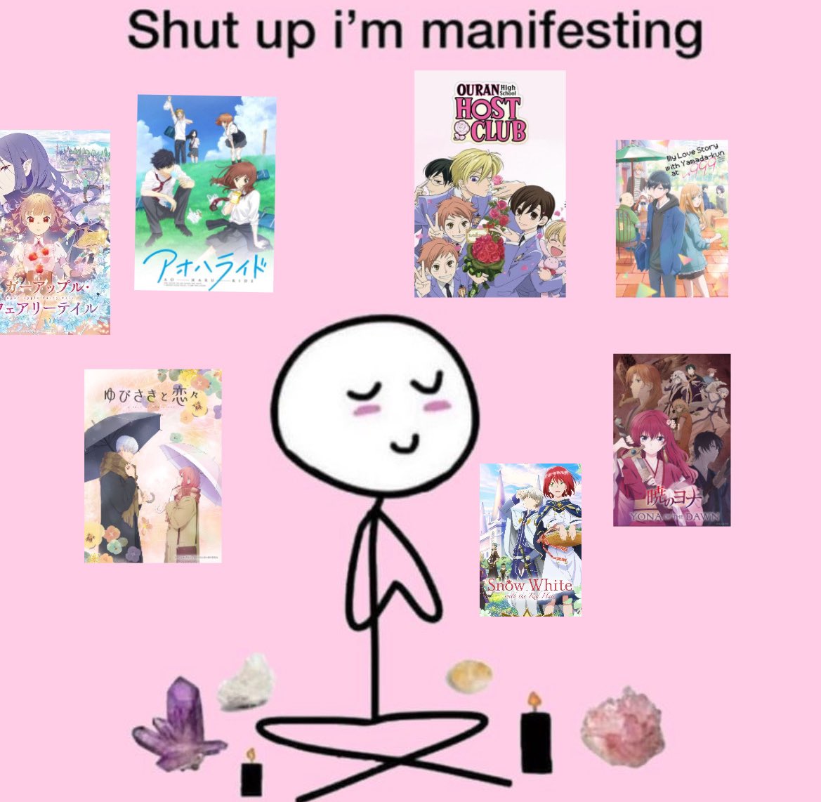 shhh guys brb im just manifesting another season of all my fave shoujo…