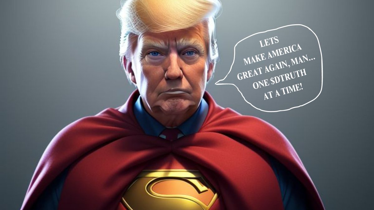 New to the <a href="/solana/">Solana</a> blockchain, Donald Truth $DTRUTH is ready to take off with Superman speed &amp; Style!🚀🚀🚀💥💥💥
Plenty of things planned and the community is building 🔥🔥
Lets Share $DTRUTH
#MakeAmericaTruthfulAgain
#MemeCoinSeason2024 #1000xgem #bullishcrypto