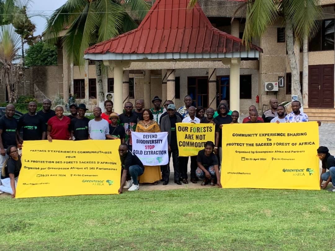 #AfricansRising joined @Greenpeace and other partners in a Community Experience Sharing Workshop to Protect the Forests of Africa. This workshop took place in Kribi, Cameroon from April 28th to April 29th 2024. Our Engagement and Collaboration Lead, @langwaancel represented the…