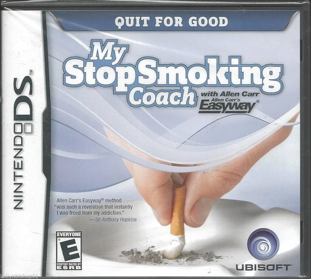 finding out about this Nintendo DS game that helps you quit smoking is making me want to start smoking so I can see if it actually works