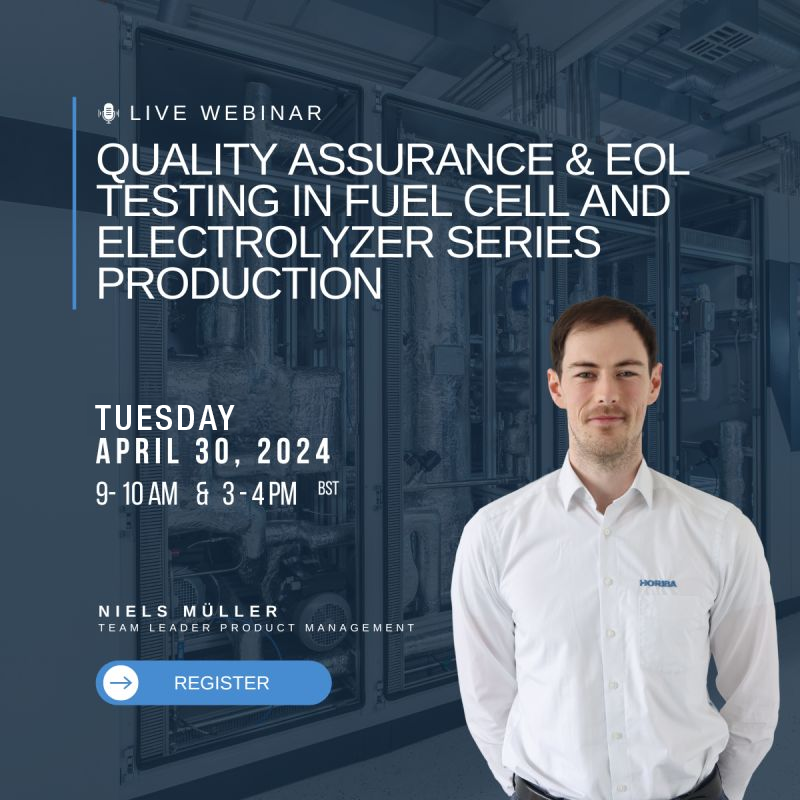 Still time to join tomorrow's webinar discussing the challenges of electrolyser usage & HORIBA's solutions for accurate #rawmaterialanalysis, online measurements, post-mortem analysis of electrolysers & the testing of the next generation of electrolysers: ow.ly/HxNG50Rp3Oz