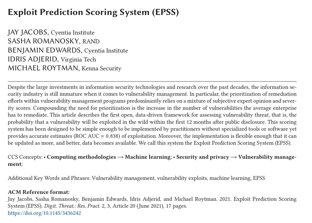 #VulnerabilityManagement: is #CVSS faulty or just improperly used?