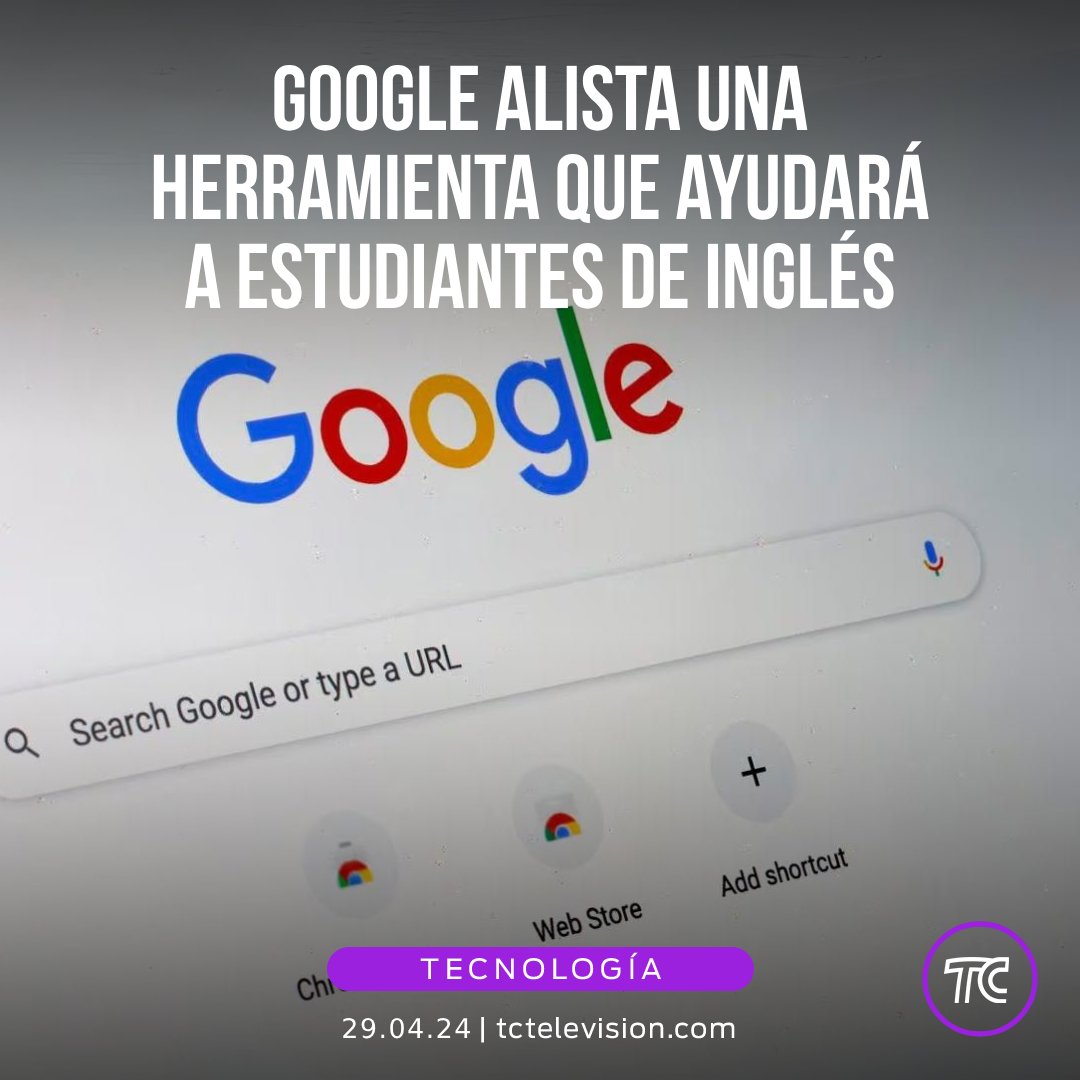 👉 Así es como #Google está preparando una herramienta para ayudar a los estudiantes de inglés. Detalles aquí▶️: bit.ly/4aXngac