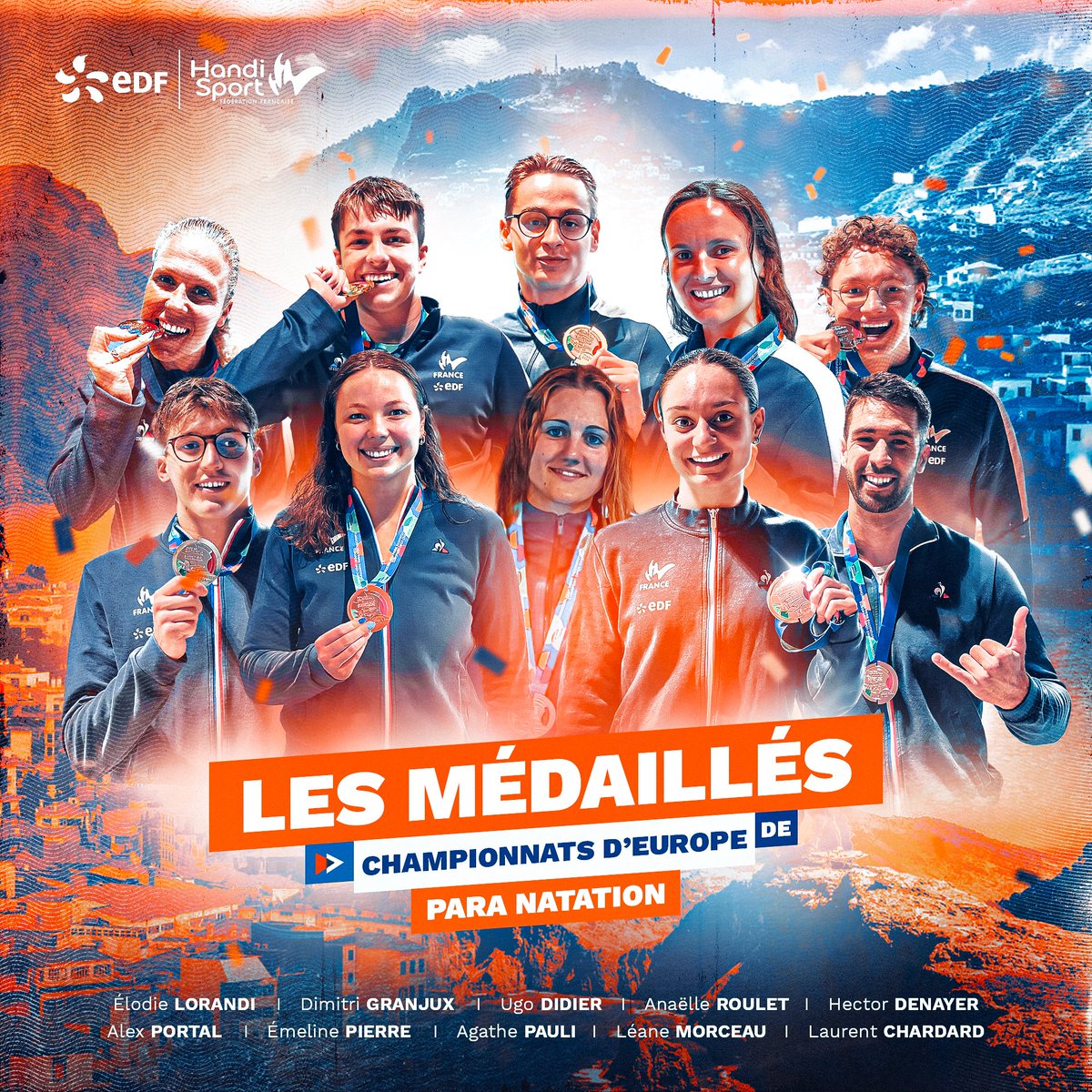 𝑪𝒂𝒓𝒕𝒐𝒏 𝒑𝒍𝒆𝒊𝒏 🥇🥈🥉 Une véritable razzia pour nos para nageurs français lors des Championnats d’Europe de para natation à Madère 🏊 Un total de 22 médailles 🔥 Un max de ⚡⚡⚡ en commentaire pour les féliciter ! #EnergieduSport #DLDOct