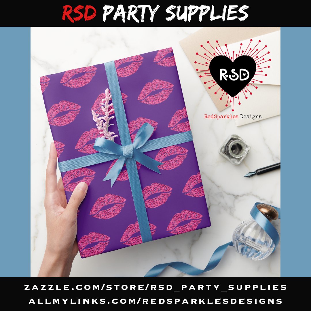 PINK GLITTER LIPS WRAPPING PAPER
zazzle.com/z/g9c1dhye?rf=… via @zazzle

Change the background color to make it your own.

#Zazzle #ZazzleMade #ZazzleShop #ShopZazzle #RSD #RedSparklesDesigns #Lips #Kiss #RSDPartySupplies #Gifts #Presents #GiftWrap #WrappingPaper #GiftSupplies
