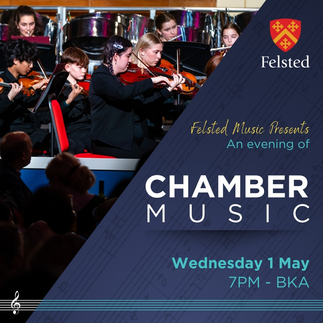 🎻🎶 We're looking forward to an evening of Chamber Music on Wednesday in the BKA. It promises to be an enjoyable concert with a highly varied programme. #felstedinspires #chambermusic <a href="/felstedmusic/">Felsted Music</a>