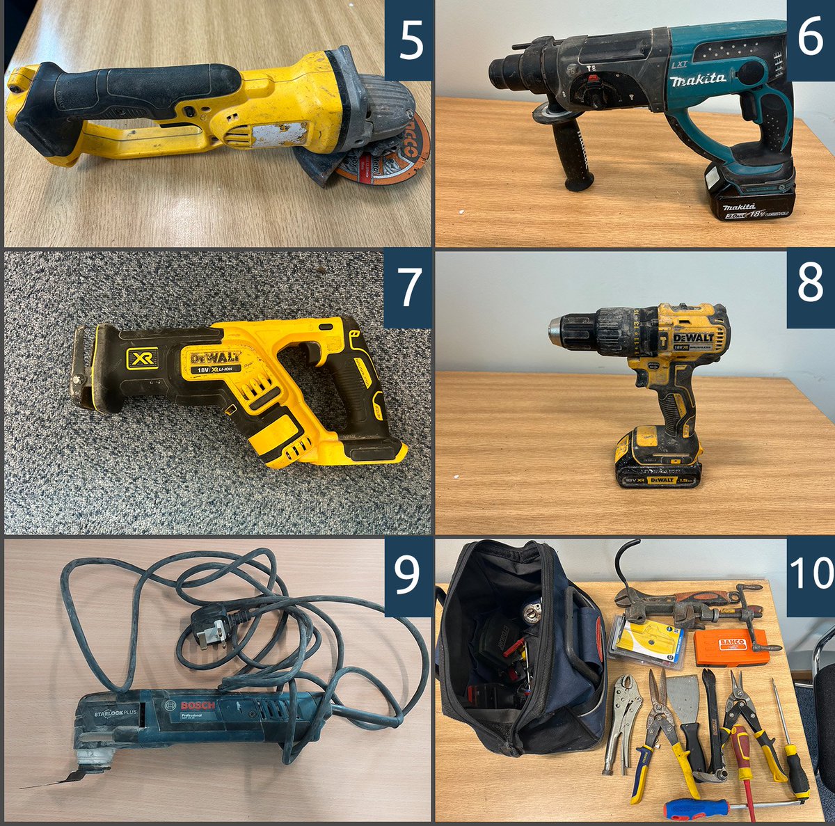 #Appeal | Tools found in Derby | Reference: 24*162958 We have released several images of tools that have been recovered and we are wanting to reunite them with their rightful owners. Read more here: orlo.uk/Ui8w7