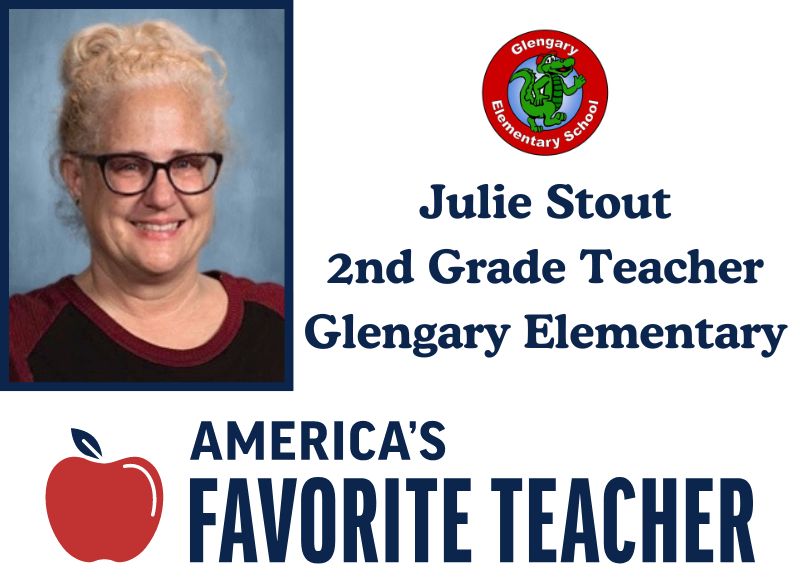 Glengary Elementary 2nd grade teacher, Julie Stout, has advanced to the next round of voting for America's Favorite Teacher presented by Reader's Digest! You can vote for her now through May 2  💙 #WEareWLCSD @GlengaryElem

Learn more and vote for her ➡ wlcsd.org/community/dist…