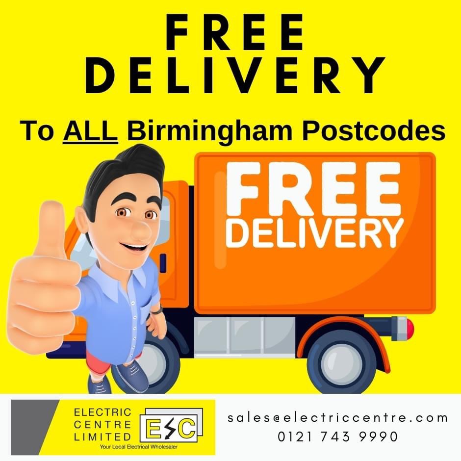 Have you visited our website electriccentre.com ?? There are some great prices and if you have a Birmingham post code you get free delivery! Yes you heard it FREE DELIVERY??? #electrician #electricalcontractor #birminghambusinesses #solihull #HomeImprovement