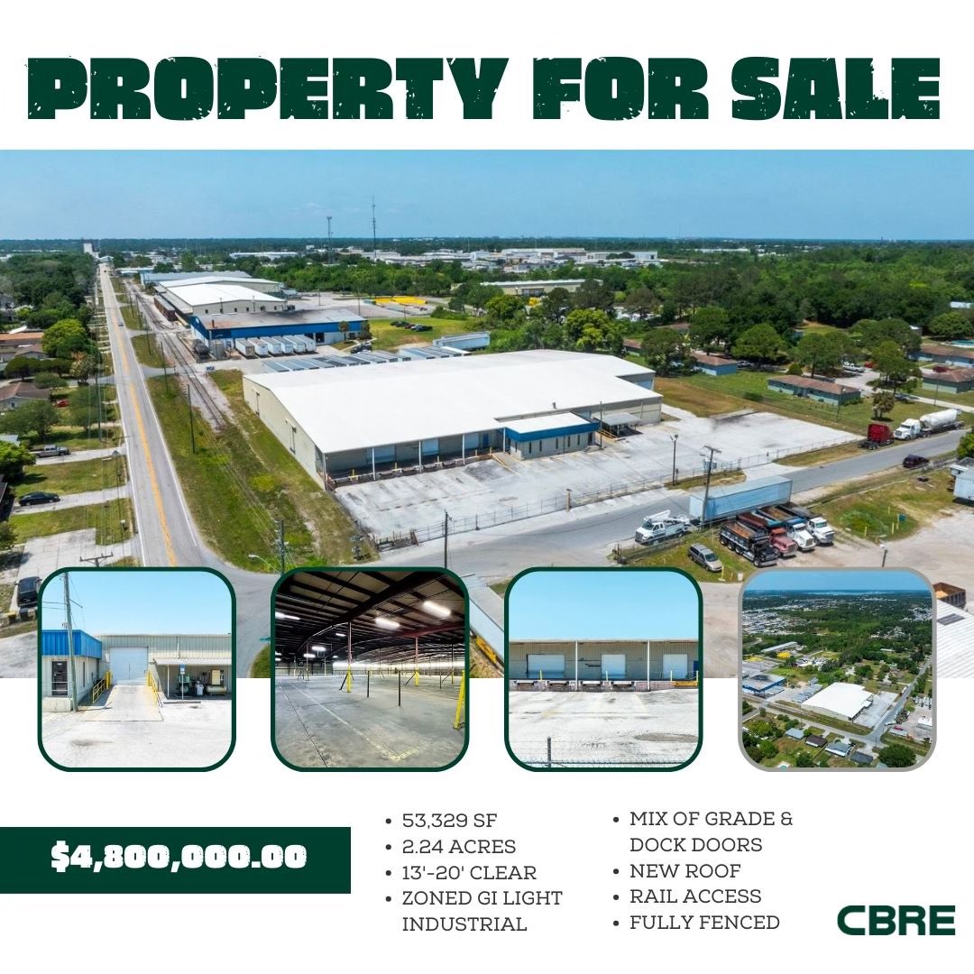 Opportunity awaits at 2715 Crystal Lake Acres Drive! This move-in-ready industrial property offers 53,329 SF on 2.24 acres. With clear heights ranging from 13 to 20 feet and zoned GI Light Industrial, it's the perfect space for your business to thrive. Don't miss out—schedule