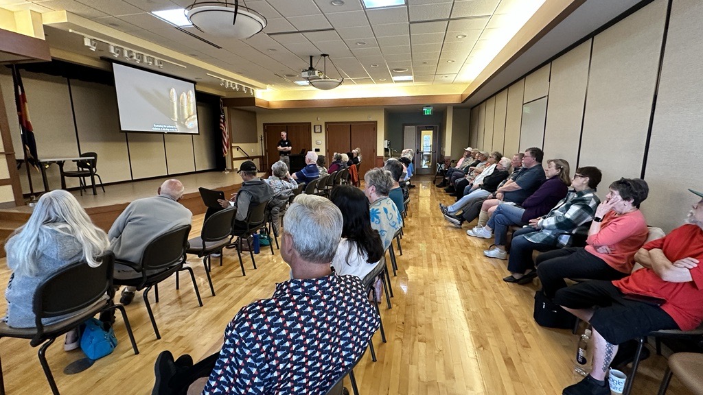 Thank you to our friends at Eagle View Adult Center for inviting us to talk about safety in our day-to-day lives, as well as what to do as a community member if there is a critical incident. Opportunities like this help us build a safer Brighton! #GoldenRulePolicing #ValuePeople