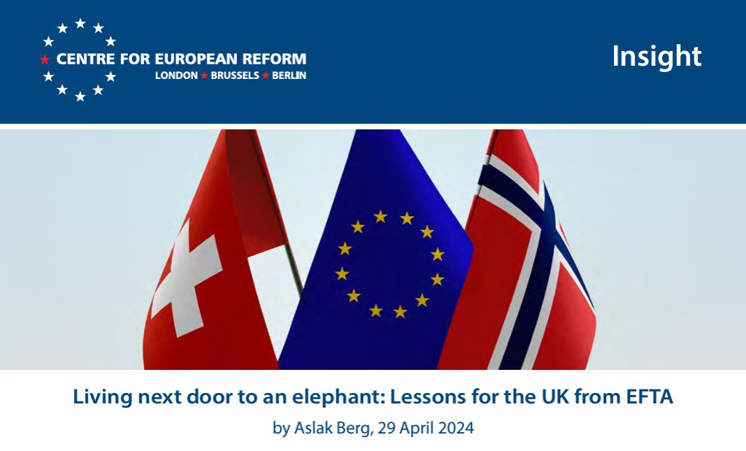 'pay attention to process and institutions, know that the existence of EU red lines does not prevent the EU from being flexible when it wants, and be aware that there will be a constant incentive to engage and negotiate' - @BergAslak for @CER_EU cer.eu/insights/livin…