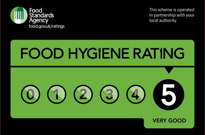 Pleased to announce our latest food hygiene rating after our inspection today!