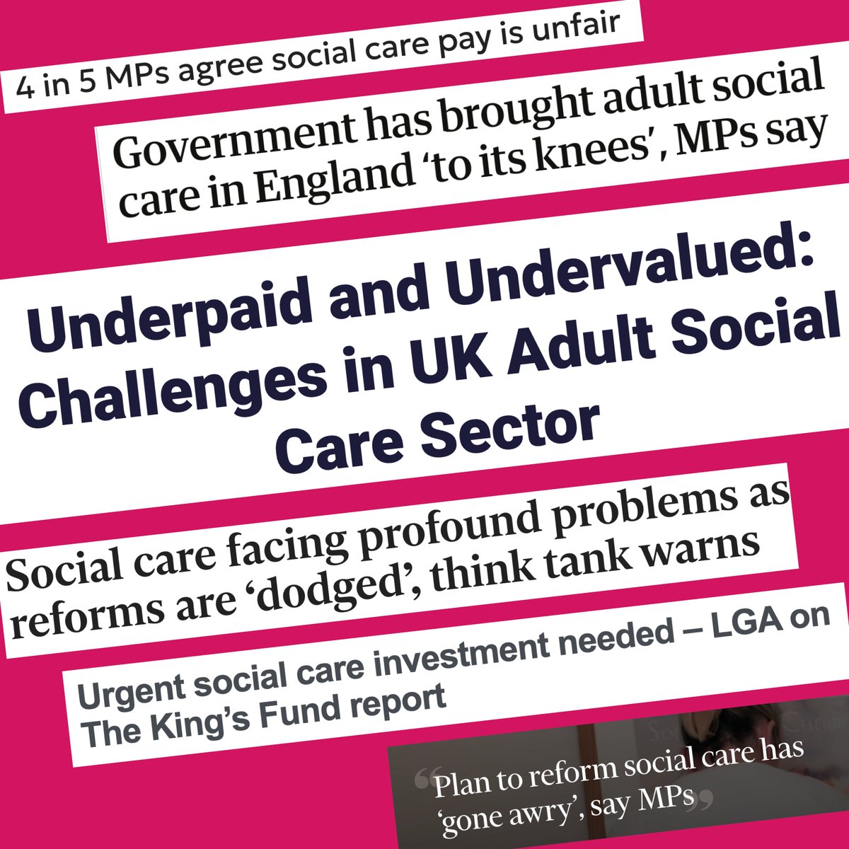 🚨 Social care is in crisis. In Spring 2023, it was reported that 434,243 people were still waiting for an assessment, a review of their care plan or revised care and support. ⏰ For many, the wait is over 6 months.