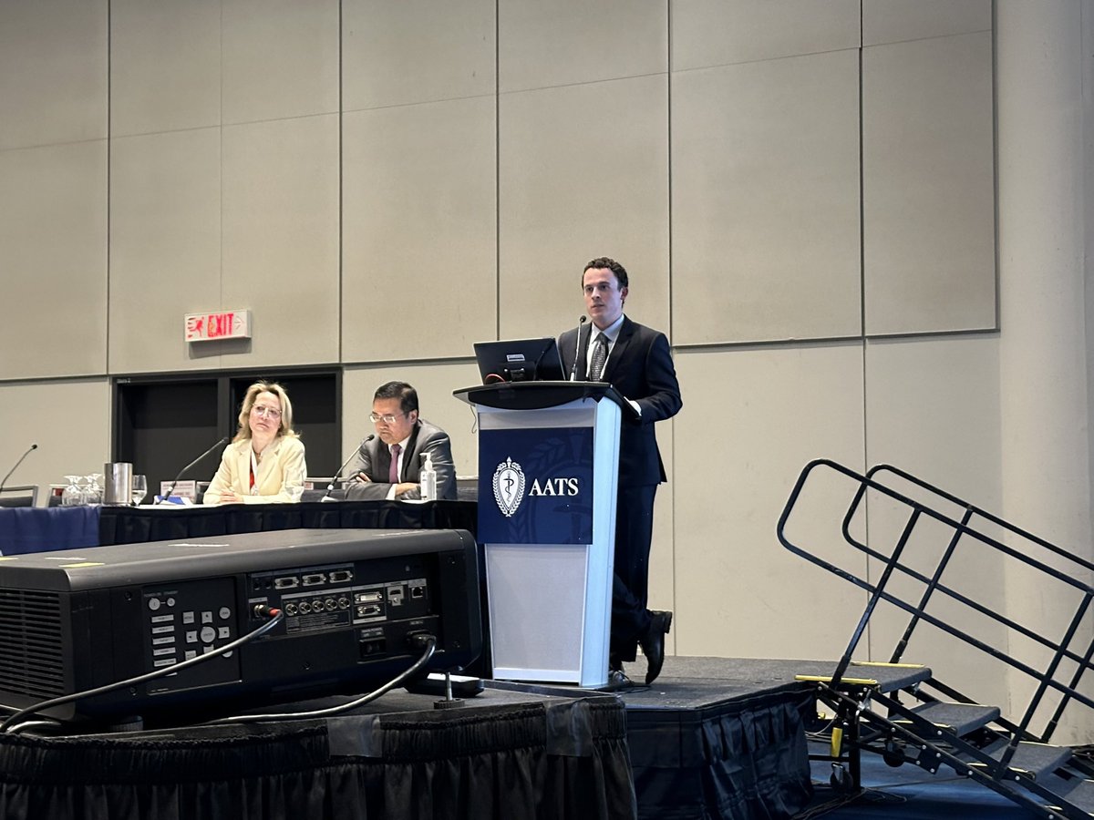 Kyle Blackburn (@kylewblackburn) on Twitter photo It was an honor to attend #AATS2024 and to be able to present our research predicting operative mortality in patients receiving thoracoabdominal aortic aneurysm repairs. Thank you to <a href="/JCoselli_MD/">Joseph Coselli, MD</a>, <a href="/scottlemaire/">Scott LeMaire</a> <a href="/MarcMoonMD/">Marc Moon</a>, and <a href="/green_mph/">SusanYGreenMPH</a> for the opportunity! It was an honor to attend #AATS2024 and to be able to present our research predicting operative mortality in patients receiving thoracoabdominal aortic aneurysm repairs. Thank you to <a href="/JCoselli_MD/">Joseph Coselli, MD</a>, <a href="/scottlemaire/">Scott LeMaire</a> <a href="/MarcMoonMD/">Marc Moon</a>, and <a href="/green_mph/">SusanYGreenMPH</a> for the opportunity!