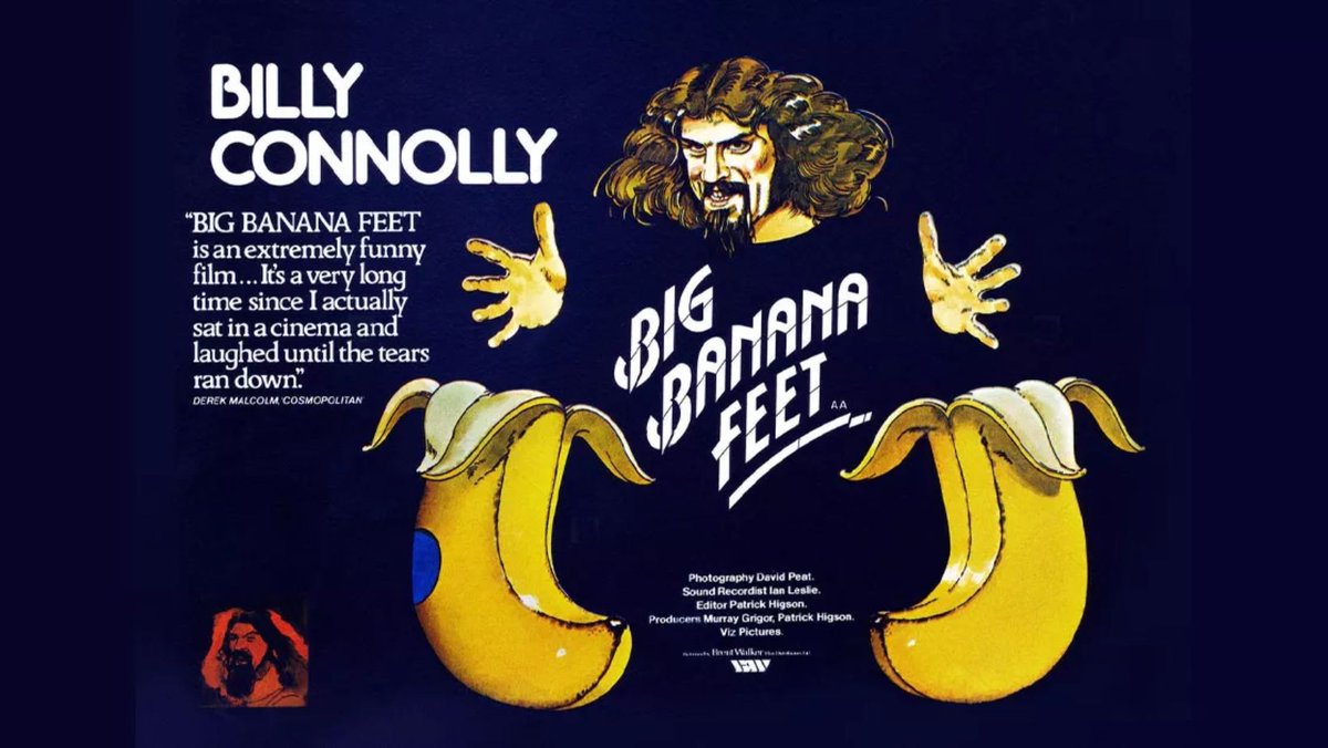 NEW 4K RESTORATION 🍌 The 1976 comedy doc-film BIG BANANA FEET follows Billy Connolly on his 1975 tour of Ireland, on the cusp of international stardom. 📅 BIG BANANA FEET screens Mon 13 – Thu 16 May Tickets 🎟️👉 phoenix.org.uk/whats-on/progr…